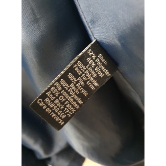 Apt.9  Double Breasted Winter Jacket, Oversized Pea Coat, Small - Picture 8 of 16